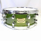 USED YAMAHA / FRP FSD1455 Fiber Green 14x5.5 Snare Drum [08]