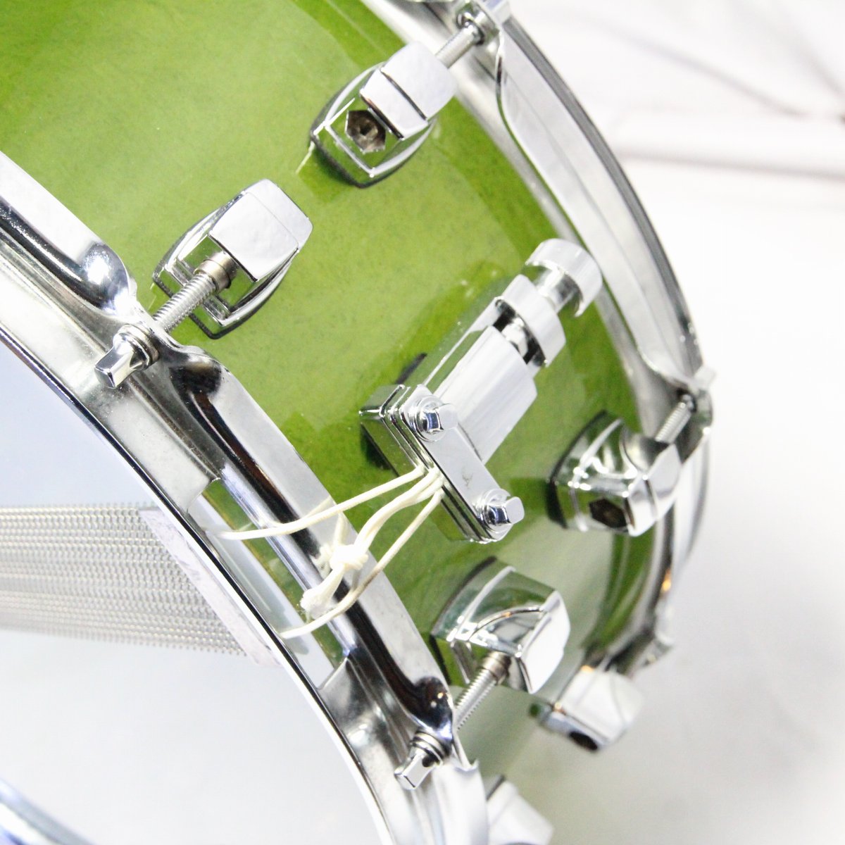 USED YAMAHA / FRP FSD1455 Fiber Green 14x5.5 Snare Drum [08]