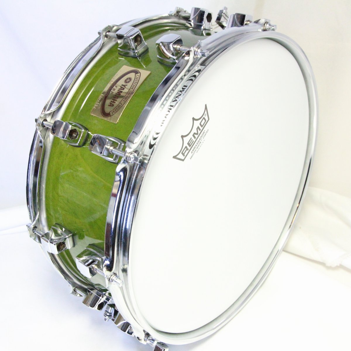 USED YAMAHA / FRP FSD1455 Fiber Green 14x5.5 Snare Drum [08]