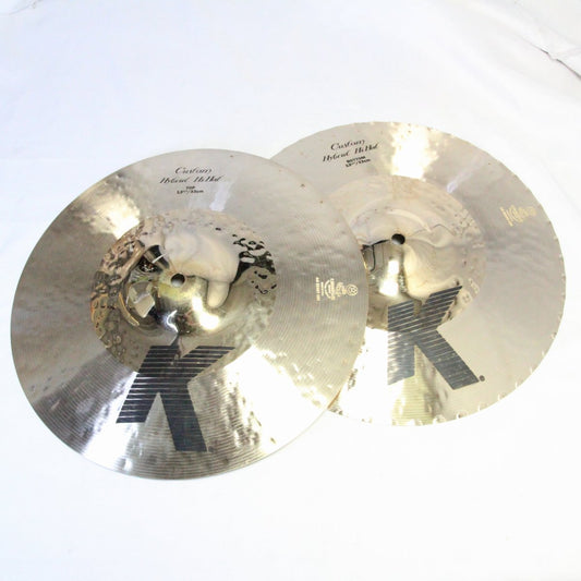 USED ZILDJIAN / K.CUSTOM HYBRID Hihat 13.25inch 870/1178 Zildjian Hi-Hat Cymbal [08]