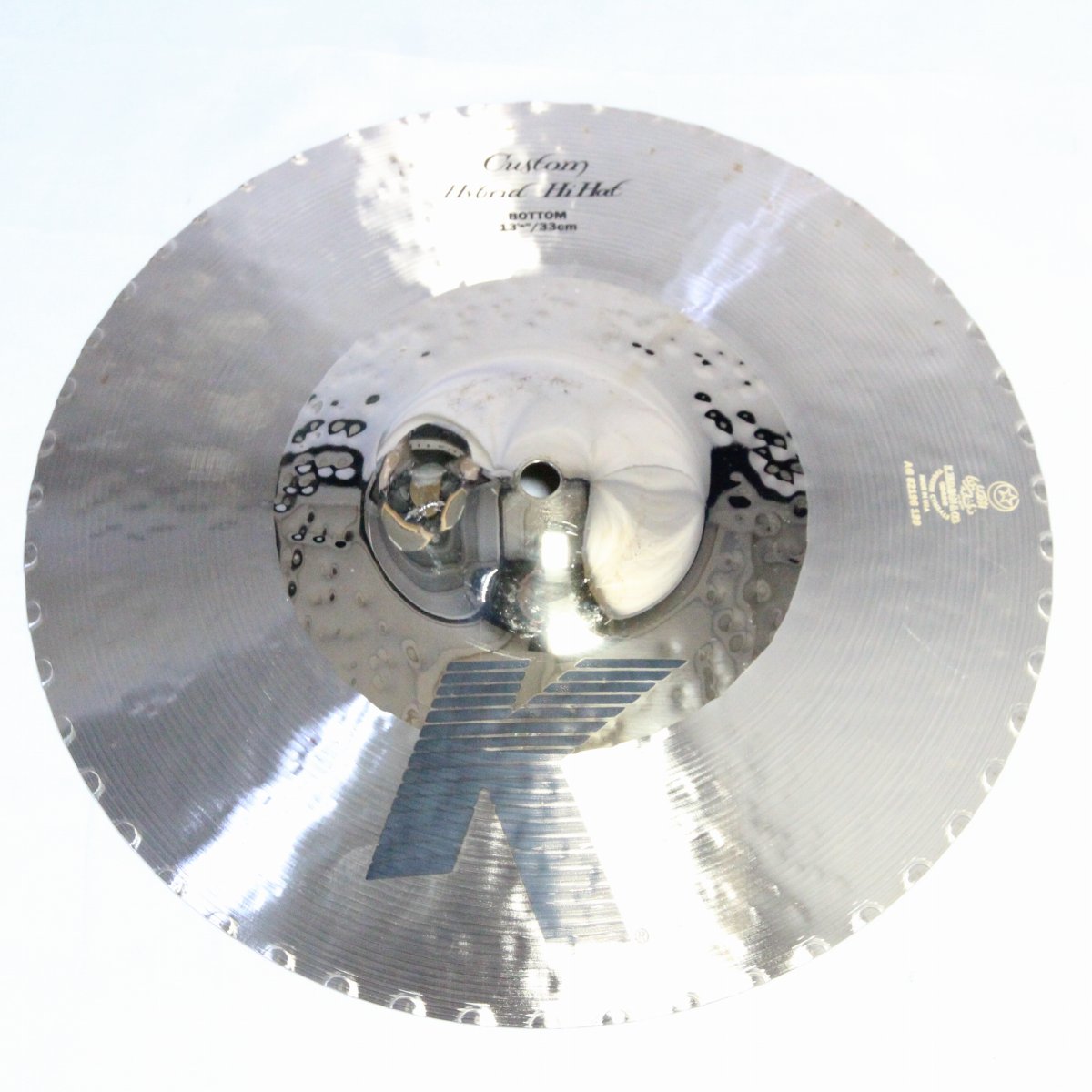 USED ZILDJIAN / K.CUSTOM HYBRID Hihat 13.25inch 870/1178 Zildjian Hi-Hat Cymbal [08]