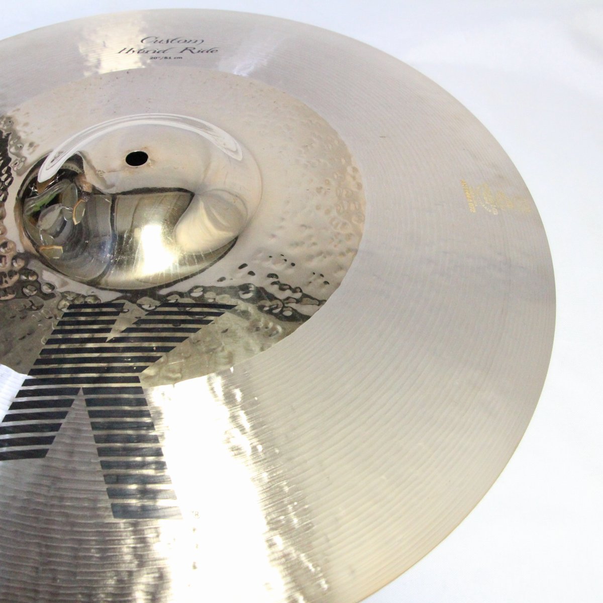 USED Zildjian / K.CUSTOM Hybrid Ride 20inch 2454g K Custom Hybrid Ride Cymbal [08]