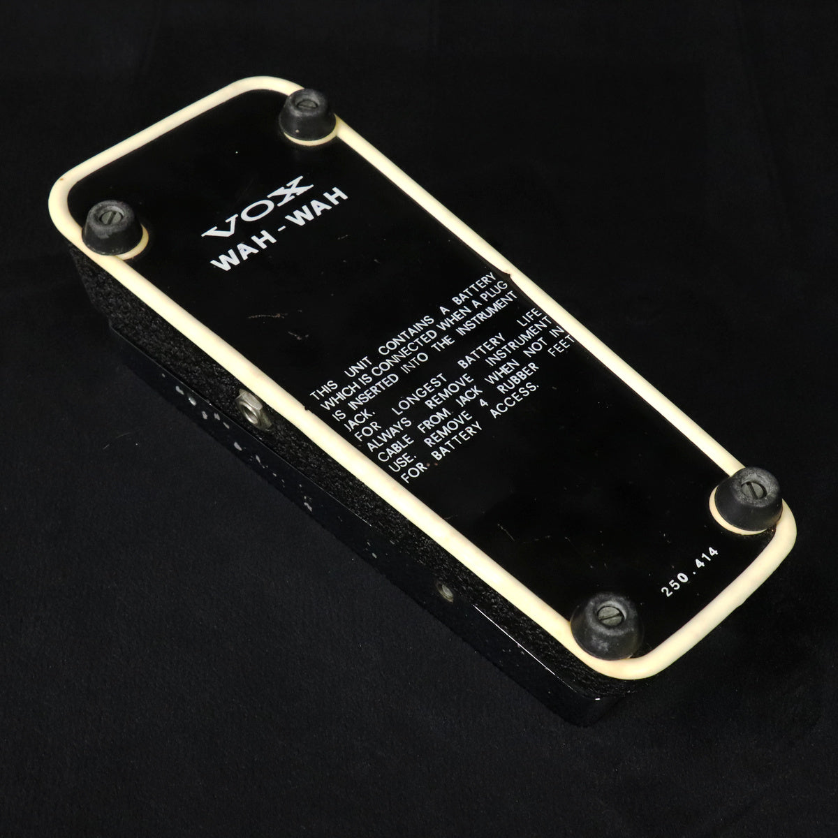 70s Jen VOX WAH-WAH 250.414 赤Fasel ワウペダル 中古】VOX / 70s Wah