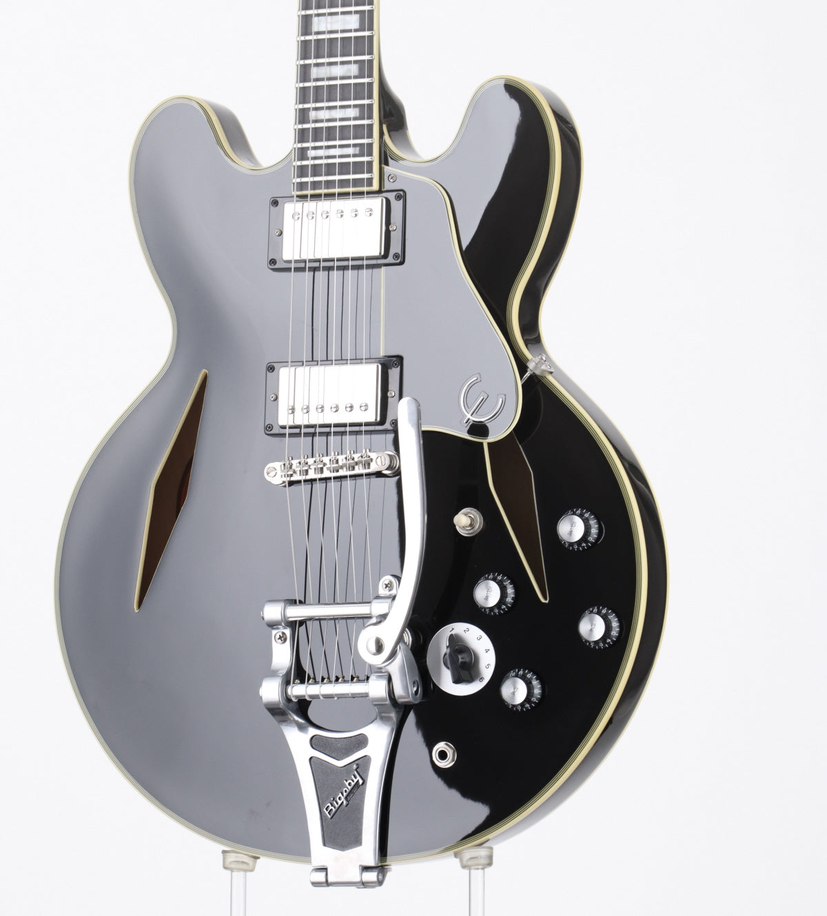 [SN 20041530711] USED Epiphone by Gibson / Limited Edition Shinichi Ubukata ES-355 Custom Outfit Ebony [2020/4.63kg] Epiphone [08]