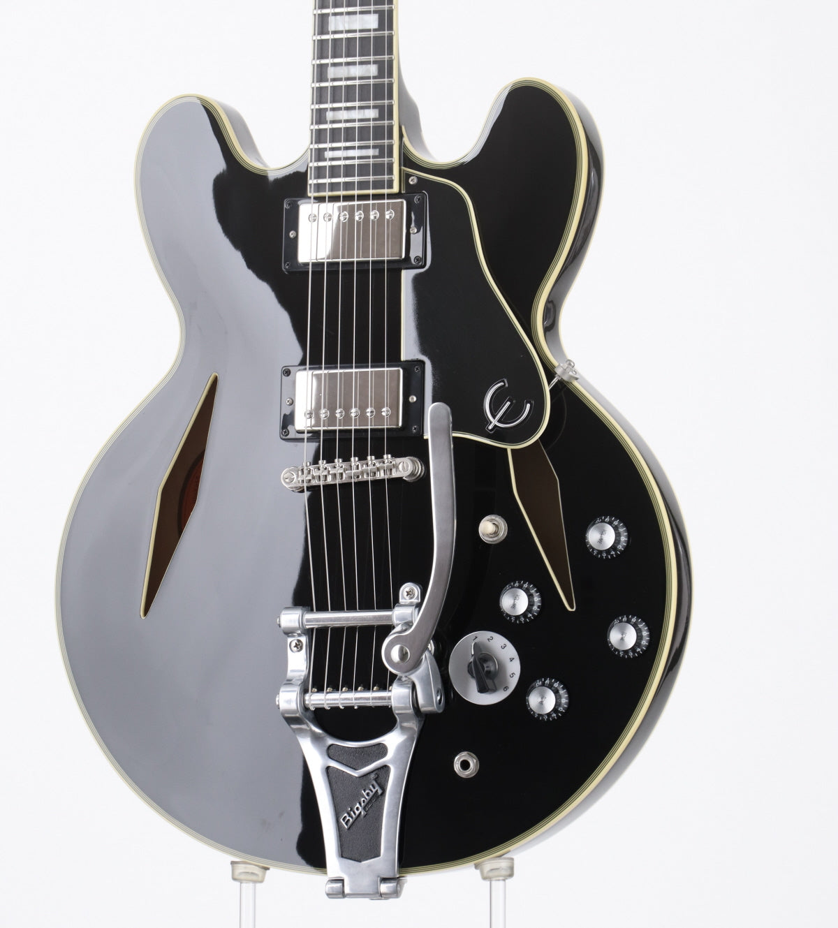 [SN 20041530711] USED Epiphone by Gibson / Limited Edition Shinichi Ubukata ES-355 Custom Outfit Ebony [2020/4.63kg] Epiphone [08]