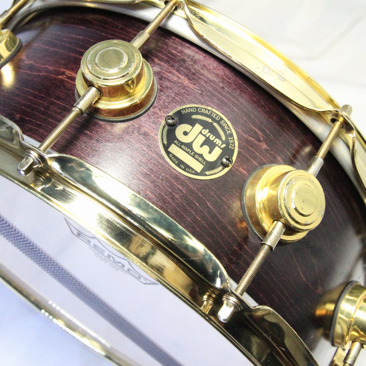 USED DW / 2001 CRAVIOTTO SOLID MAPLE SNARE 14 "x5.5" Craviotto Snare Drum [08]