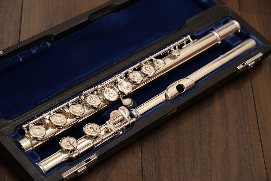 [SN 59831] USED MURAMATSU DN CC all silver flute [10]