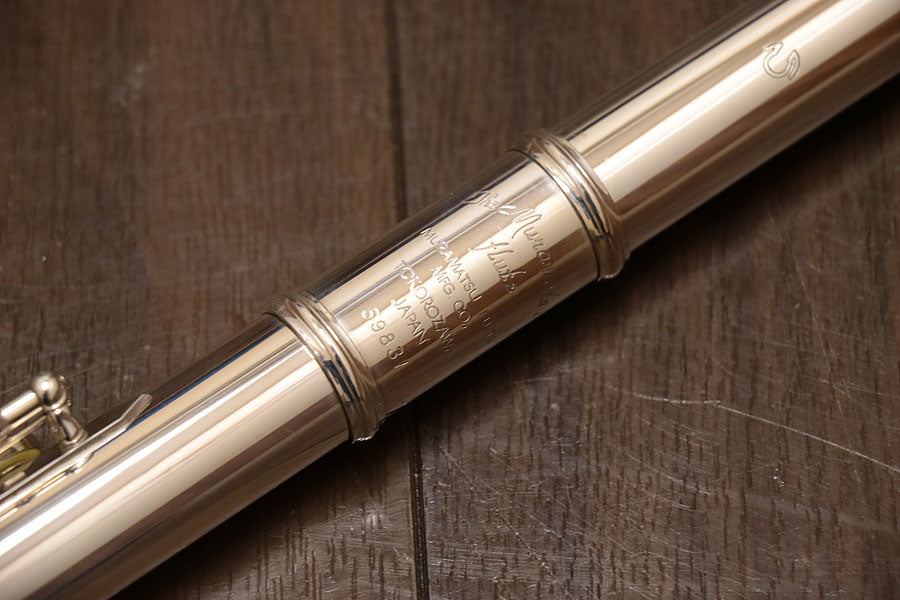 [SN 59831] USED MURAMATSU DN CC all silver flute [10]