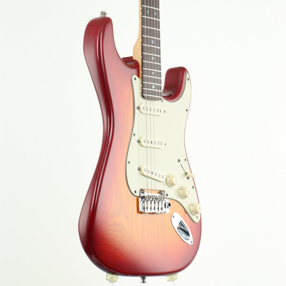 [SN DZ2110471] USED Fender USA / American Deluxe Stratocaster Noiseless MOD Aged Cherry Burst [11]