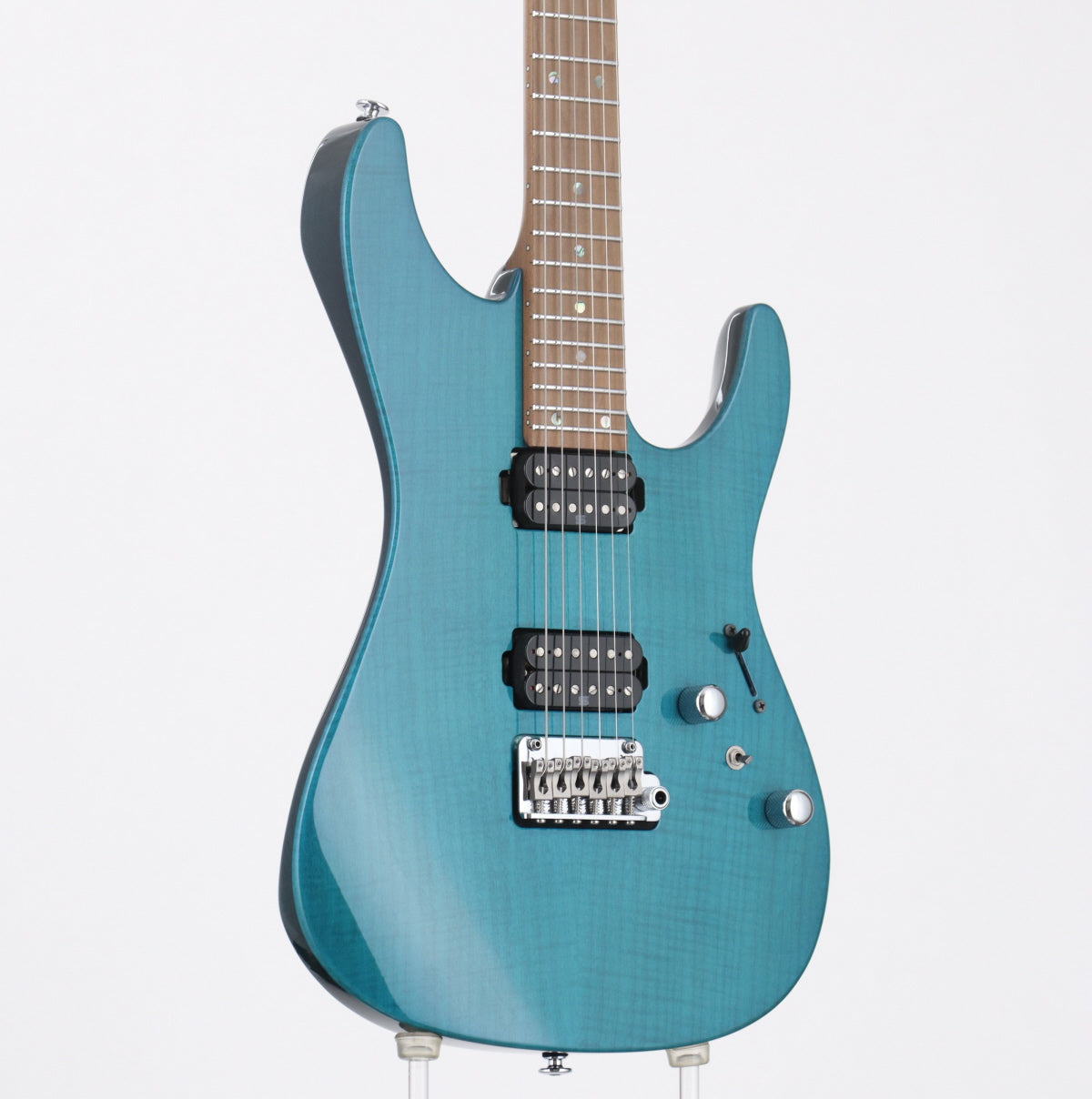 [SN F2005245] USED Ibanez / Martin Miller Signature MM1-TAB Transparent Aqua Blue [06]