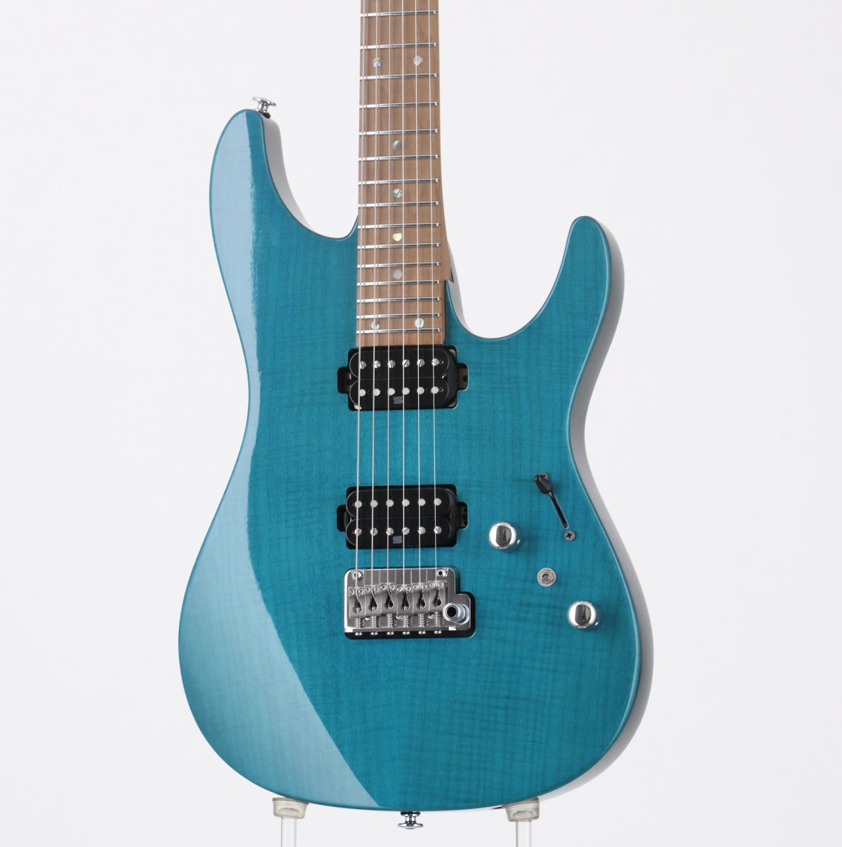 [SN F2005245] USED Ibanez / Martin Miller Signature MM1-TAB Transparent Aqua Blue [06]