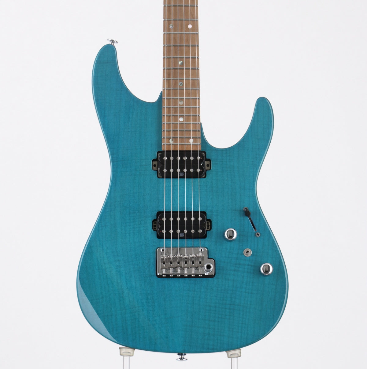 [SN F2005245] USED Ibanez / Martin Miller Signature MM1-TAB Transparent Aqua Blue [06]