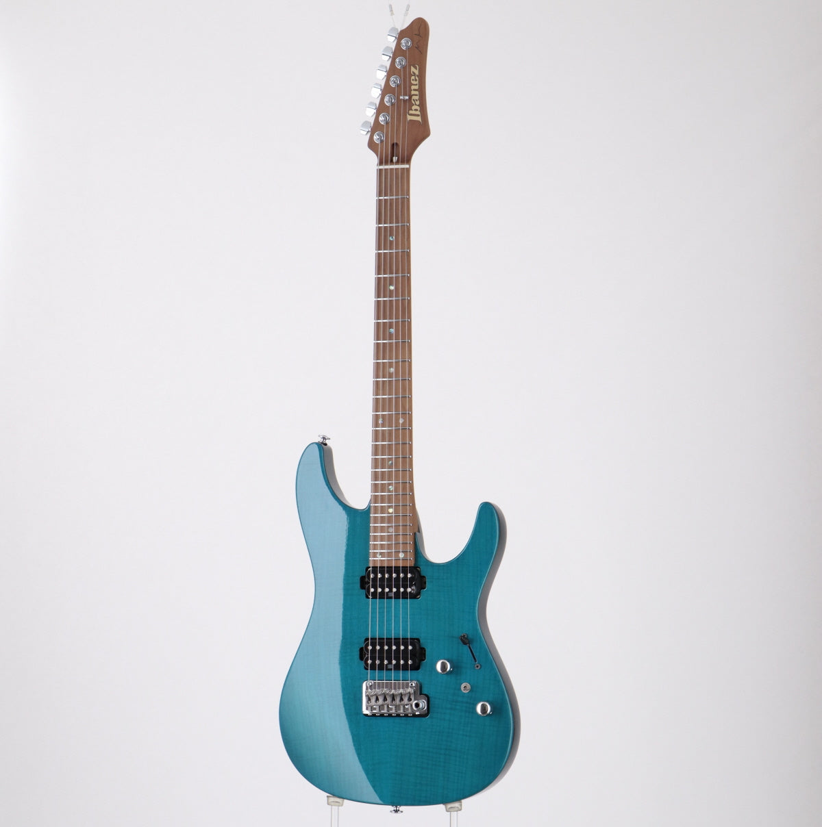 [SN F2005245] USED Ibanez / Martin Miller Signature MM1-TAB Transparent Aqua Blue [06]