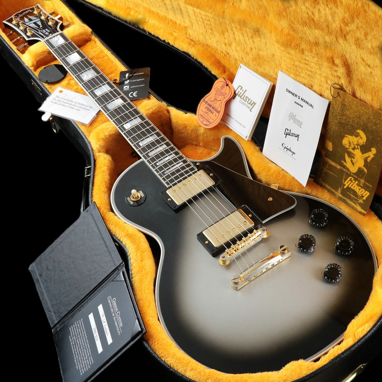 [SN 74001323] USED Gibson Custom Shop / Japan Limited Run 1974 Les Paul Custom VOS Silver Burst [03]