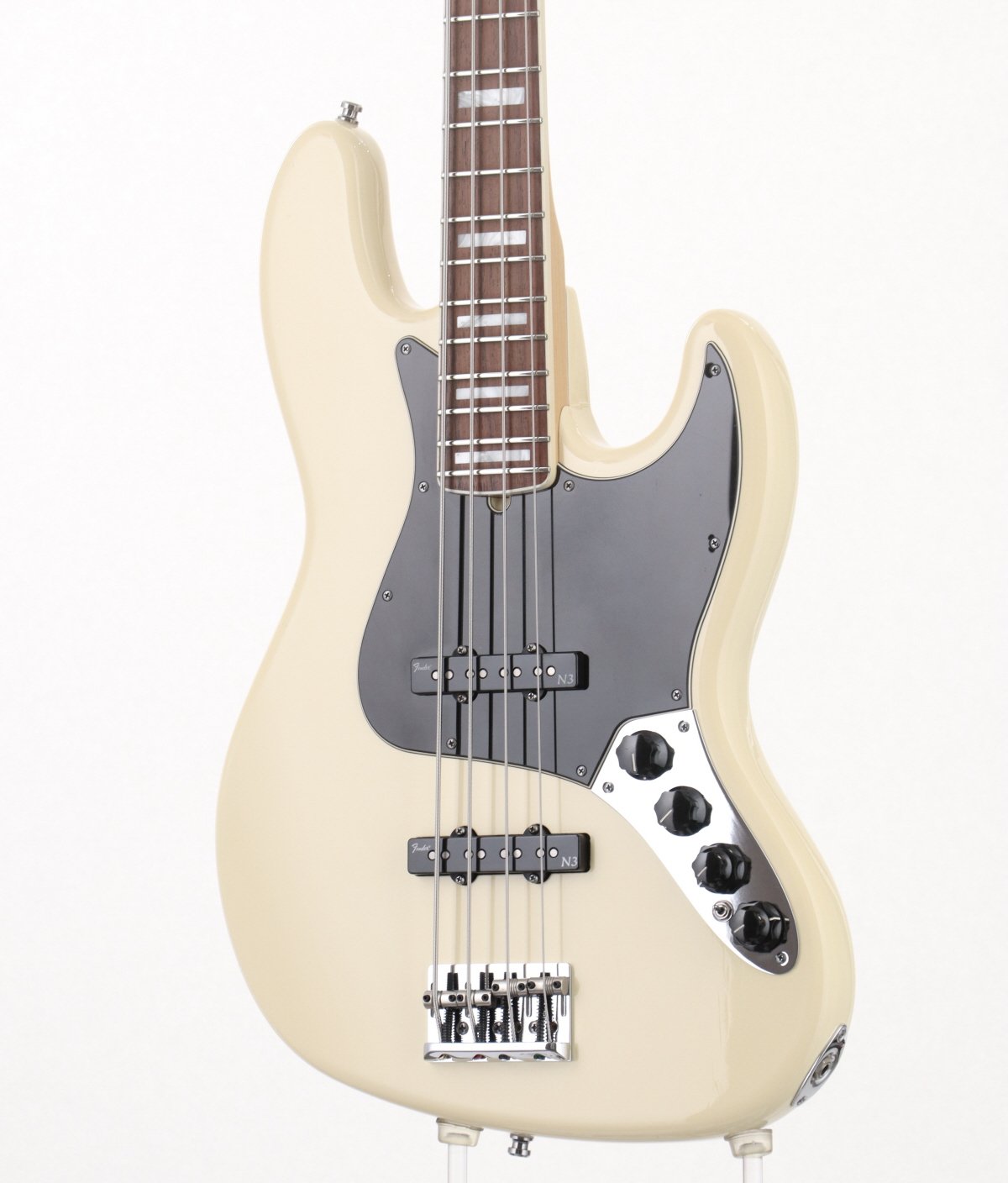 [SN US13023909] USED Fender USA / American Deluxe Jazz Bass Alder N3 Olympic White [03]