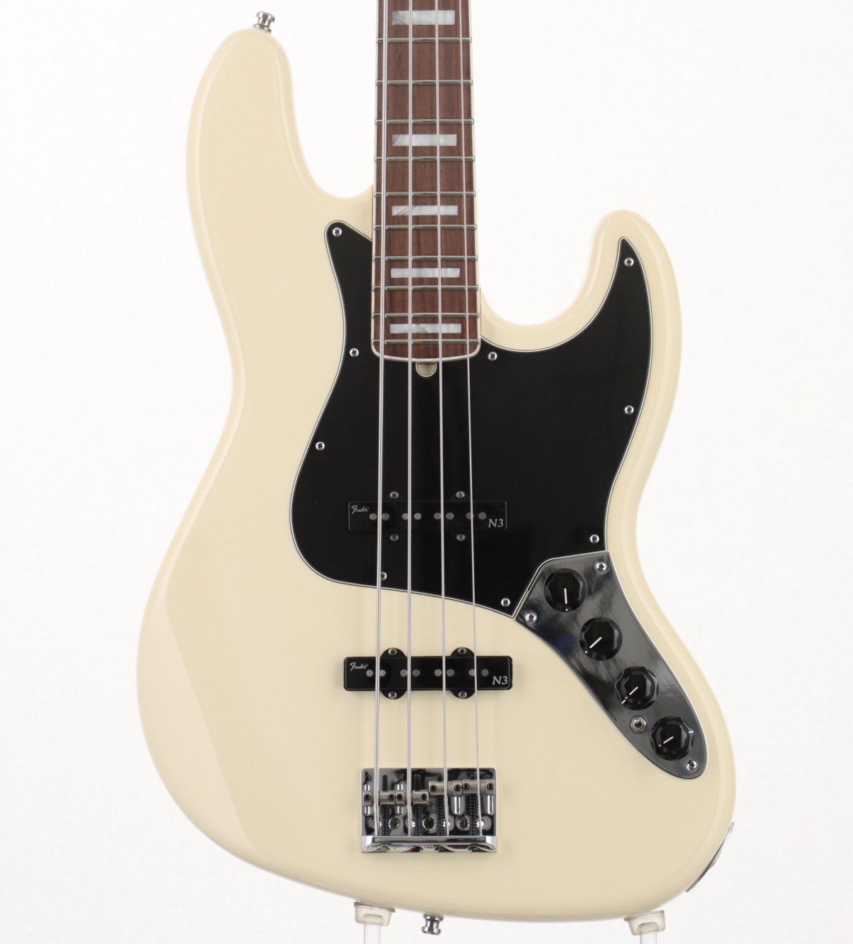 [SN US13023909] USED Fender USA / American Deluxe Jazz Bass Alder N3 Olympic White [03]