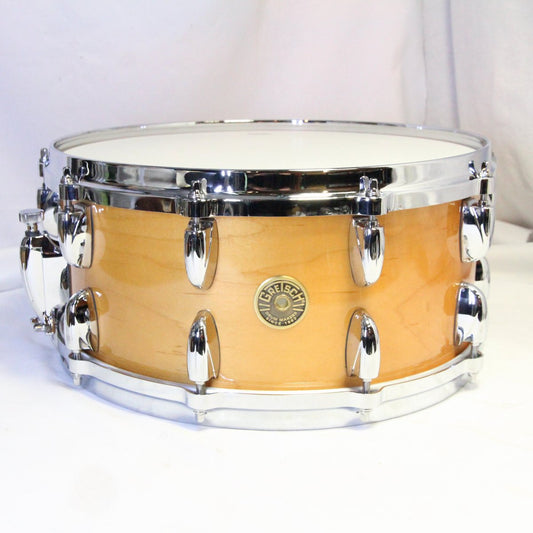 USED GRETSCH / GRSL-6514S-2CL USA CUSTOM NATURAL GLOSS 14x6.5 Snare Drum [08]