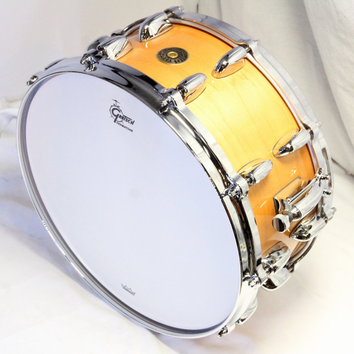 USED GRETSCH / GRSL-6514S-2CL USA CUSTOM NATURAL GLOSS 14x6.5 Snare Drum [08]