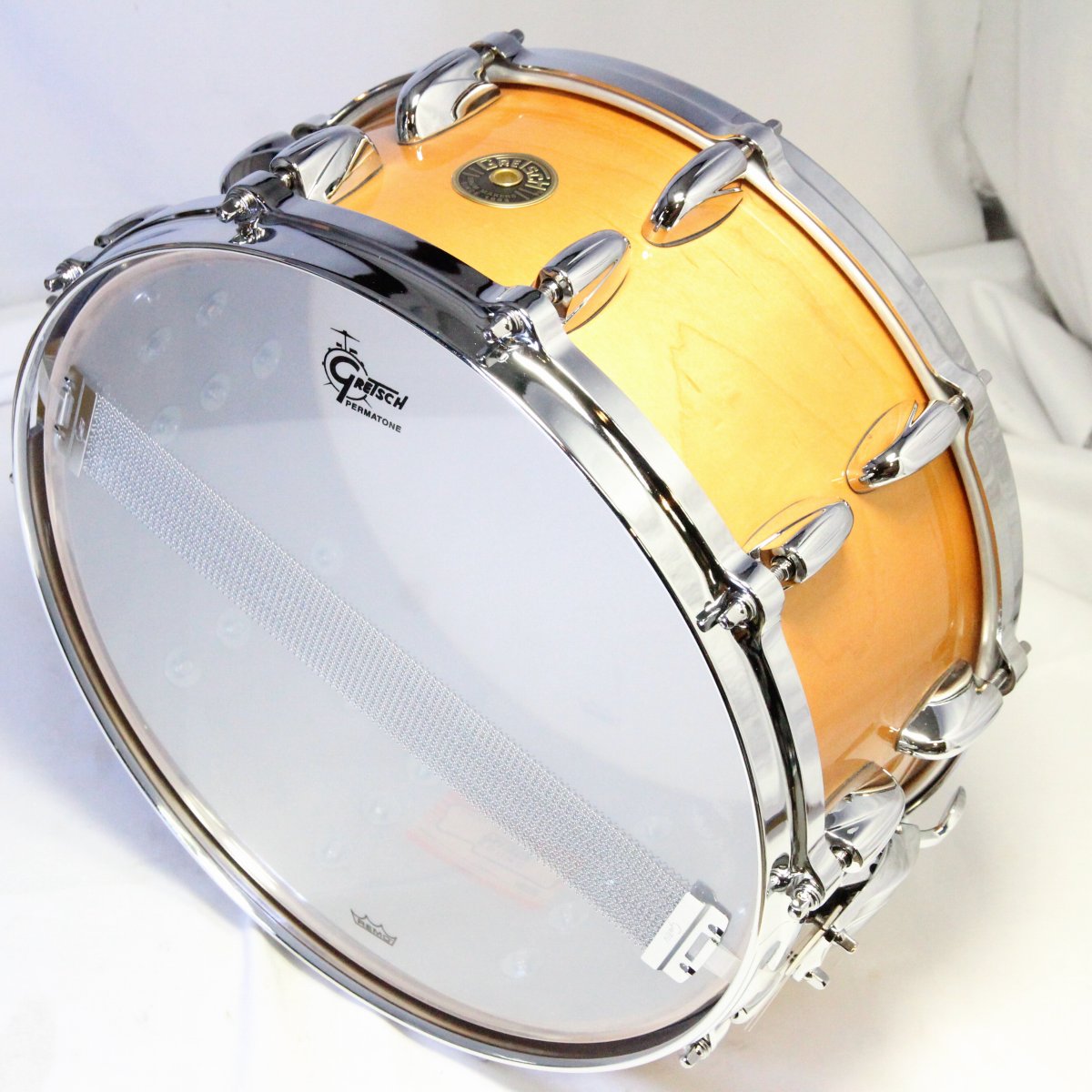 USED GRETSCH / GRSL-6514S-2CL USA CUSTOM NATURAL GLOSS 14x6.5 Snare Drum [08]