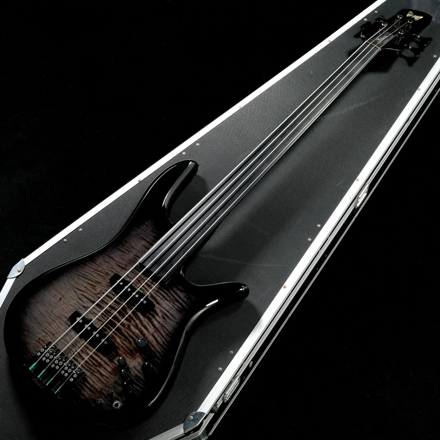 [SN M41405D] USED Fodera / Monarch 4 Fretless Black [05]