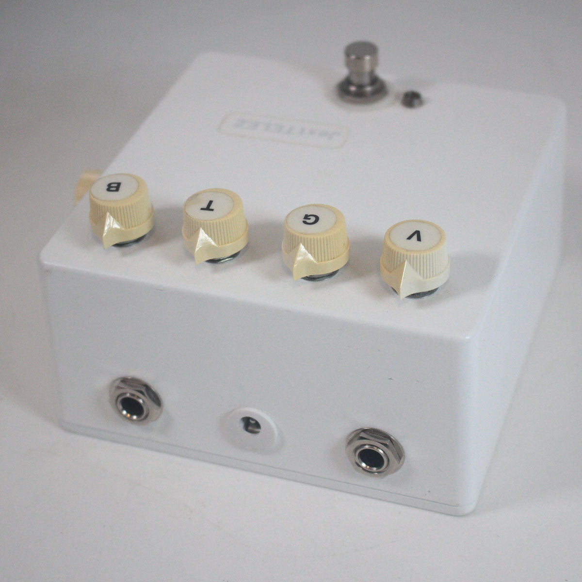 [SN 0075] USED JEXT TELEZ / White Pedal Overdrive Fuzz V1 [05]