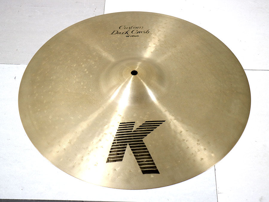 [SN 2482-138] USED ZILDJIAN / K.CUSTOM 18 inch DARK CRASH [10]