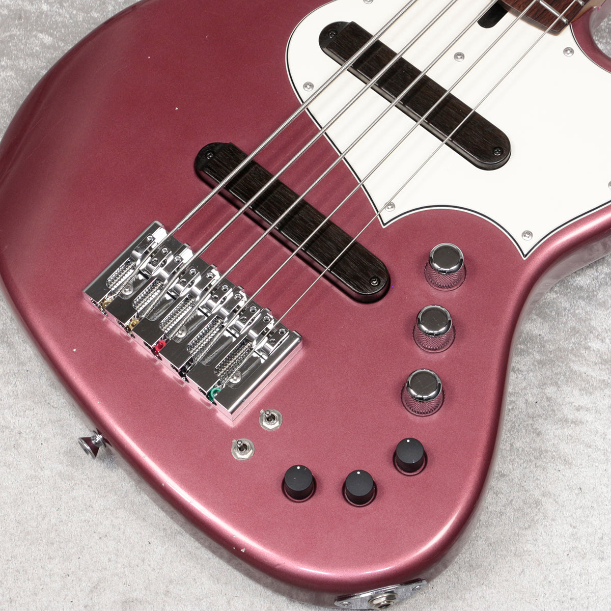 [SN J-3042] USED Xotic / XJ-1T 5st Lacquer Light Aged MH Burgandy Mist [06]