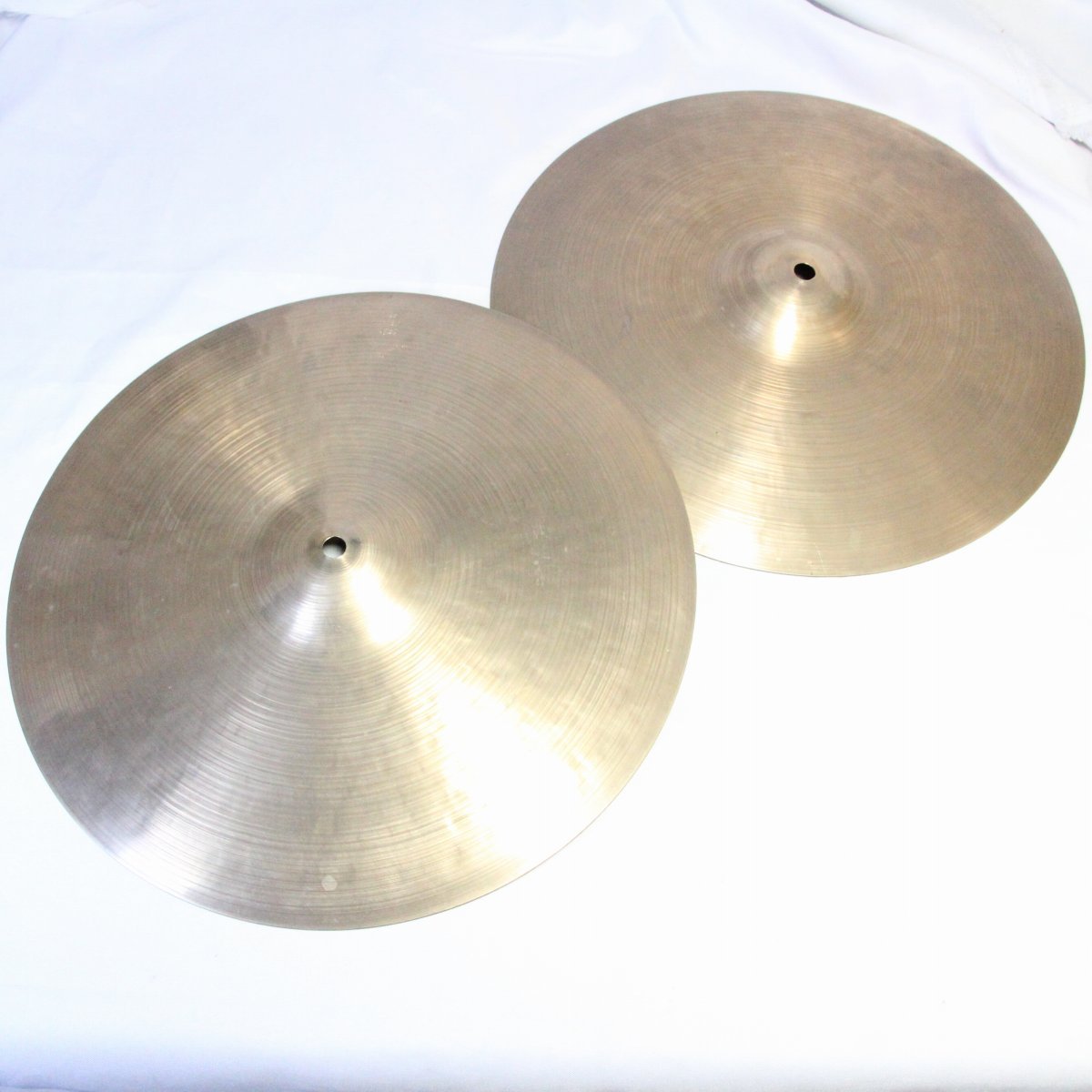 USED ZILDJIAN / Istanbul K New Stamp &amp; Intermadiate Stamp 14" HiHats 856/986g [08]