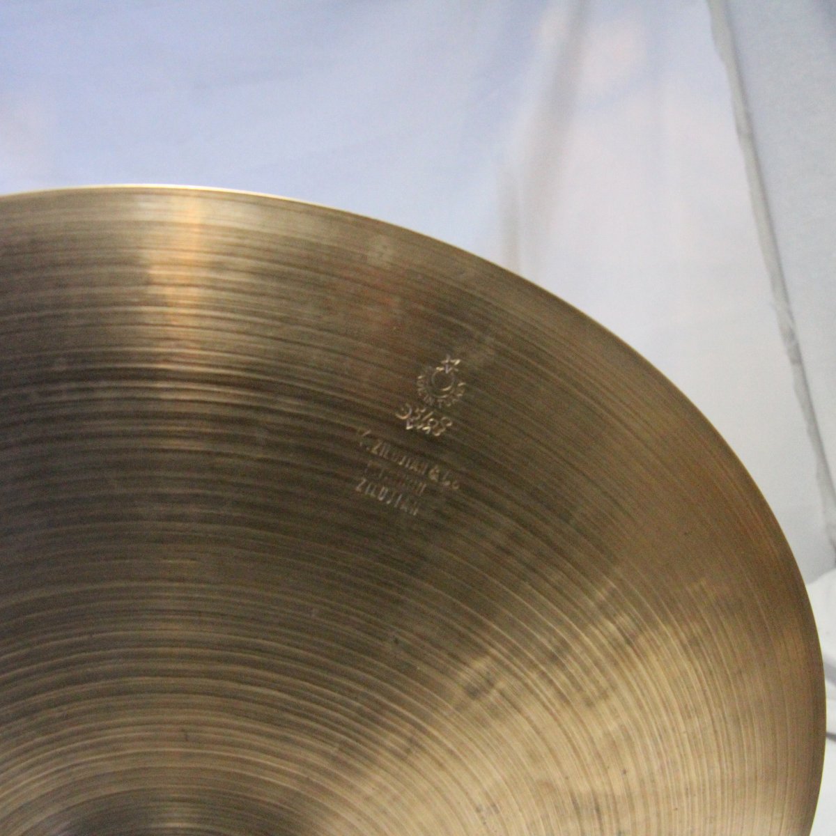 USED ZILDJIAN / Istanbul K New Stamp &amp; Intermadiate Stamp 14" HiHats 856/986g [08]