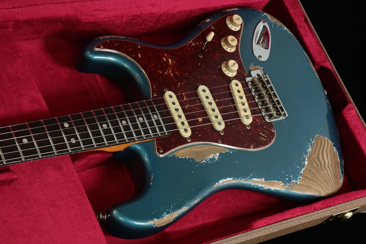 [SN CZ576924] USED Fender Custom Shop / Master Built 1963 Stratocaster Heavy Relic Faded Aged Lake Placid Blue by Andy Hicks [3.32kg] [08]