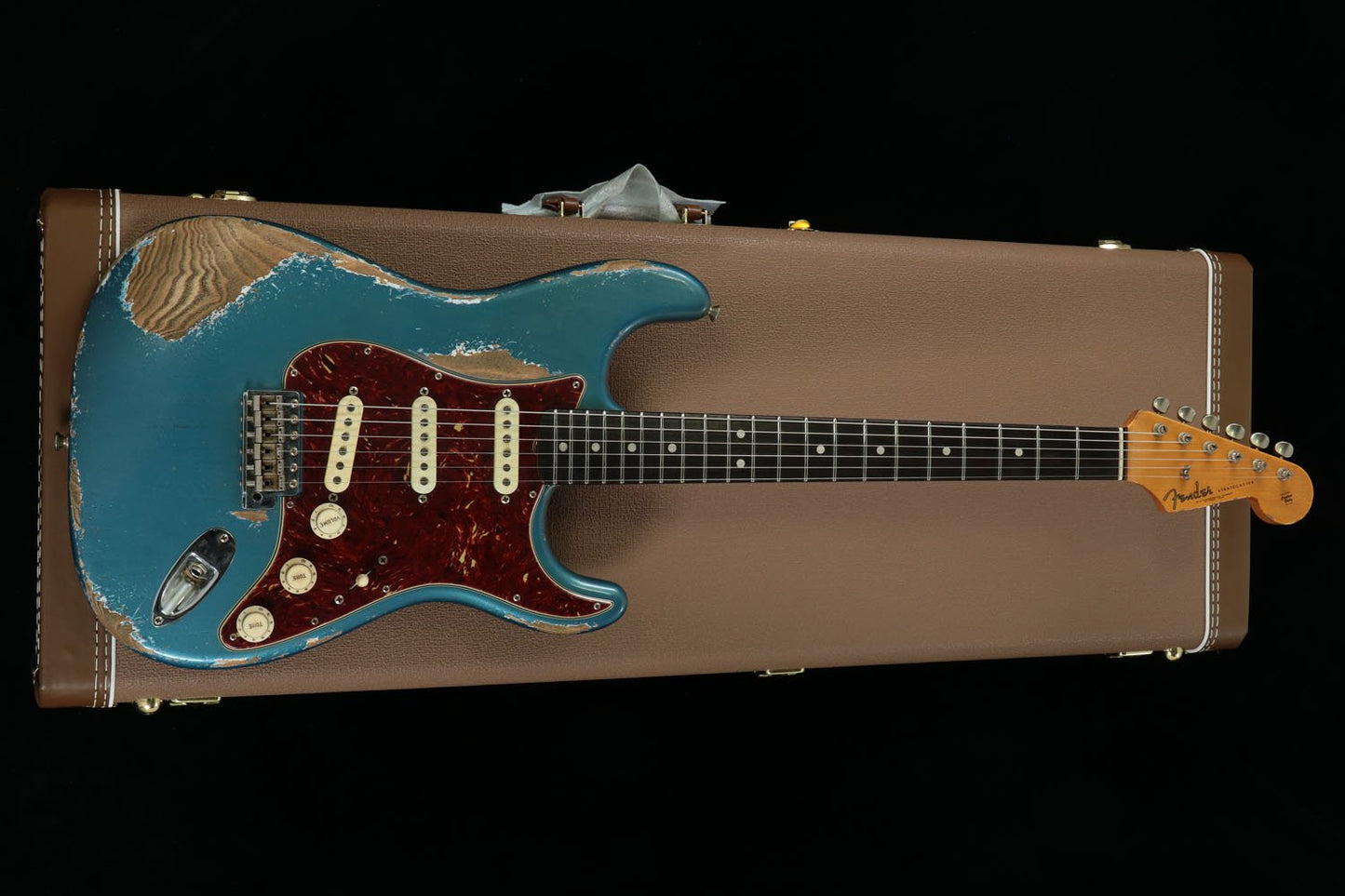 [SN CZ576924] USED Fender Custom Shop / Master Built 1963 Stratocaster Heavy Relic Faded Aged Lake Placid Blue by Andy Hicks [3.32kg] [08]