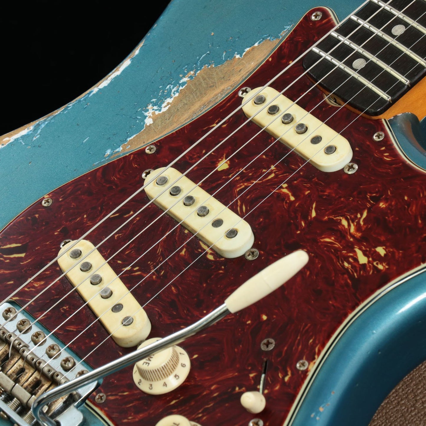 [SN CZ576924] USED Fender Custom Shop / Master Built 1963 Stratocaster Heavy Relic Faded Aged Lake Placid Blue by Andy Hicks [3.32kg] [08]