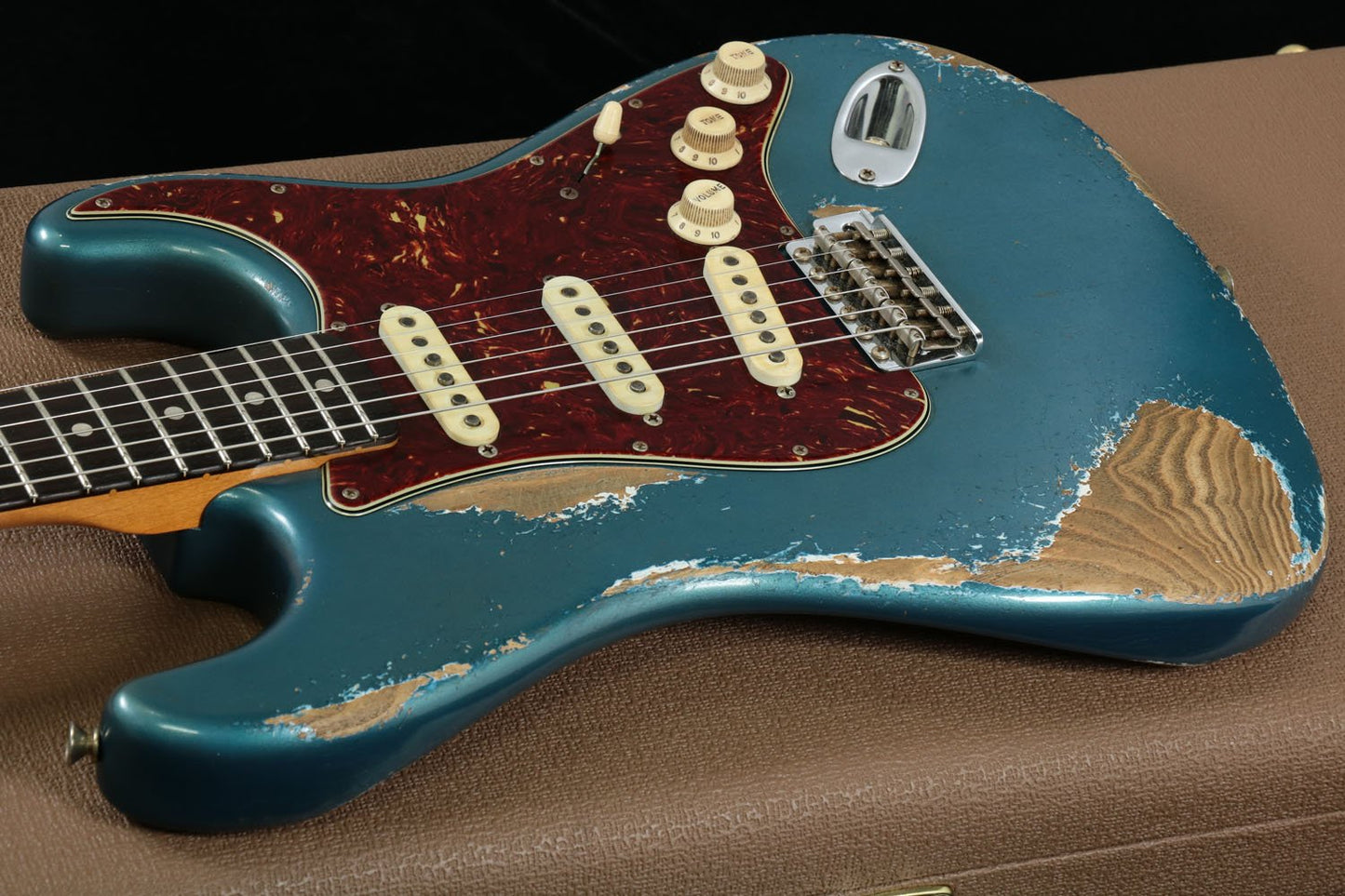 [SN CZ576924] USED Fender Custom Shop / Master Built 1963 Stratocaster Heavy Relic Faded Aged Lake Placid Blue by Andy Hicks [3.32kg] [08]