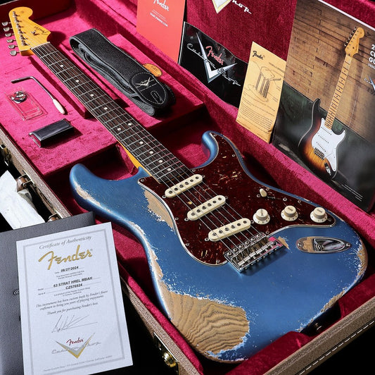 [SN CZ576924] USED Fender Custom Shop / MBS 1963 Stratocaster H.Relic Faded Aged Lake Placid Blue by Andy Hicks [03]