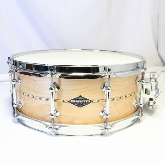 USED CRAVIOTTO / Custom Shop Snare Drums Solid Maple 14×5.5 Craviotto Veneer Maple [08]