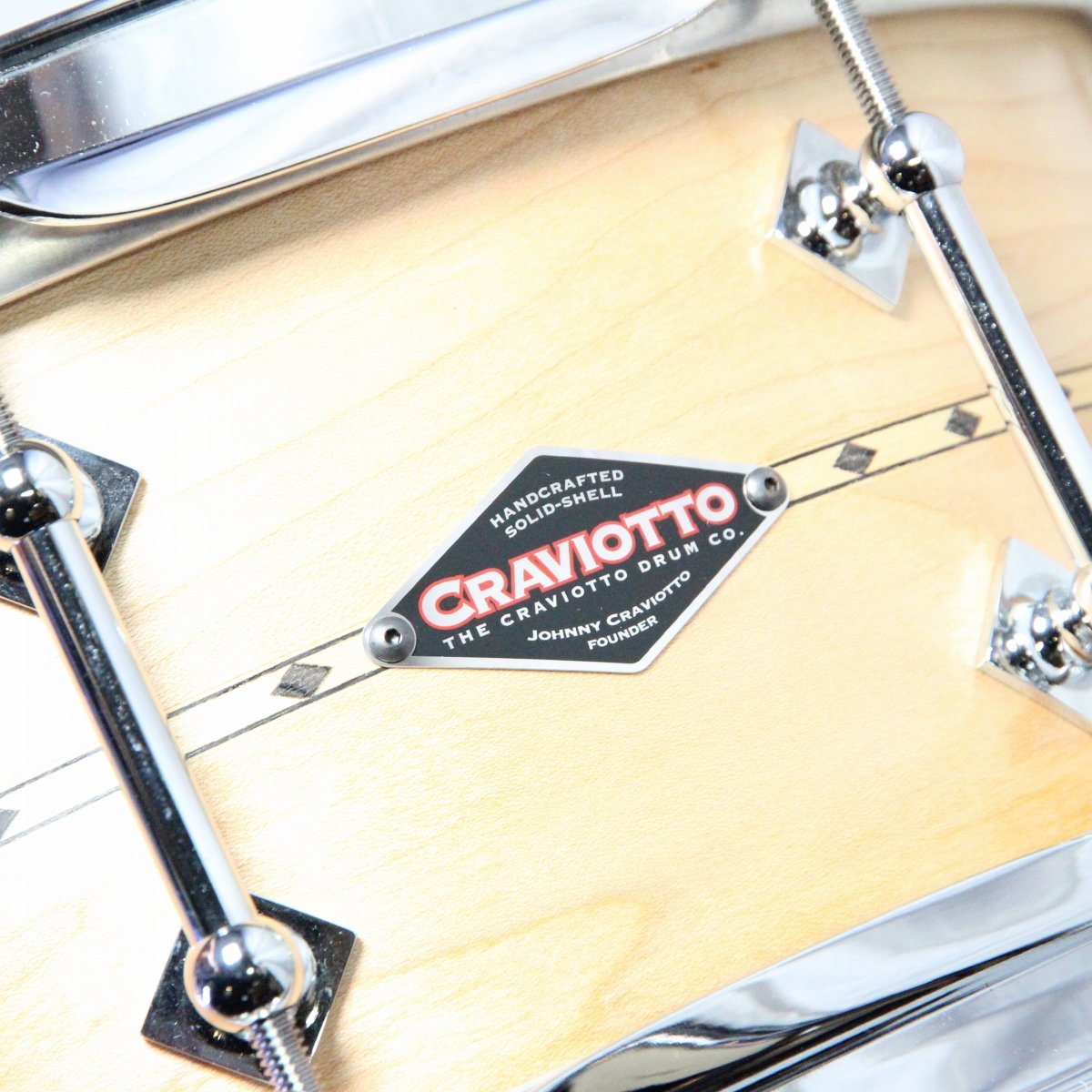 USED CRAVIOTTO / Custom Shop Snare Drums Solid Maple 14×5.5 Craviotto Veneer Maple [08]