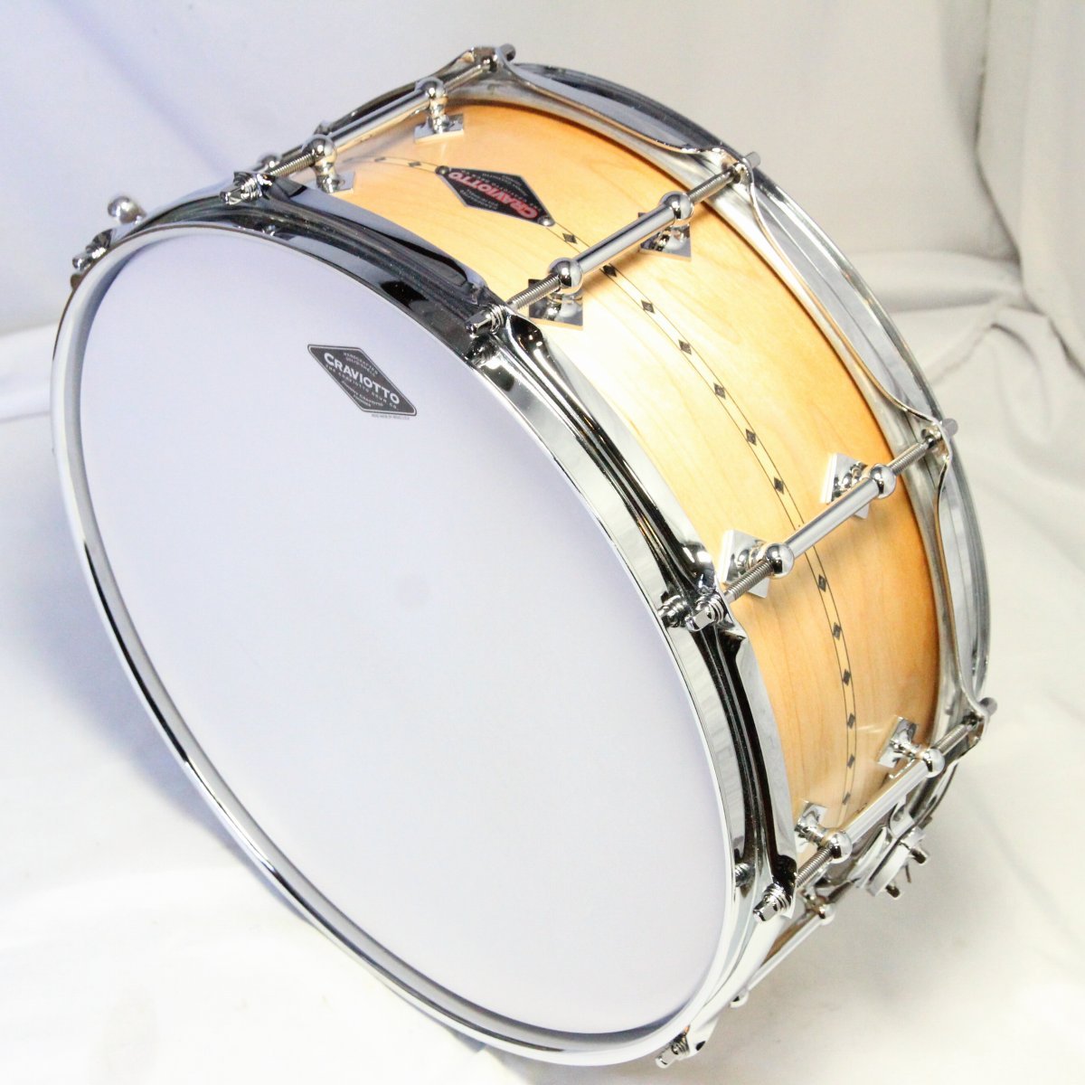 USED CRAVIOTTO / Custom Shop Snare Drums Solid Maple 14×5.5 Craviotto Veneer Maple [08]