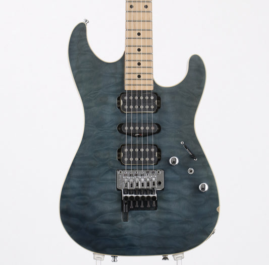 [SN 43806] USED SCHECTER / NV-II-22 See-Thru Blue [09]