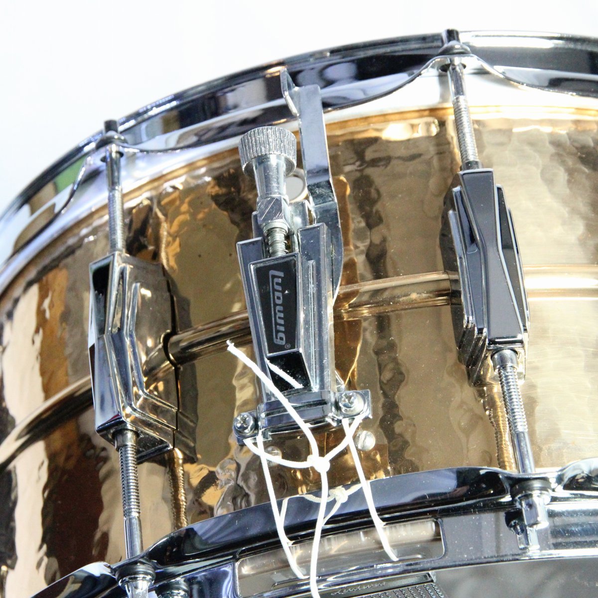 [SN 3235254] USED LUDWIG / 1980-90s LB552K 14x6.5 Hammered Bronze Ruddick Snare Drum [08]