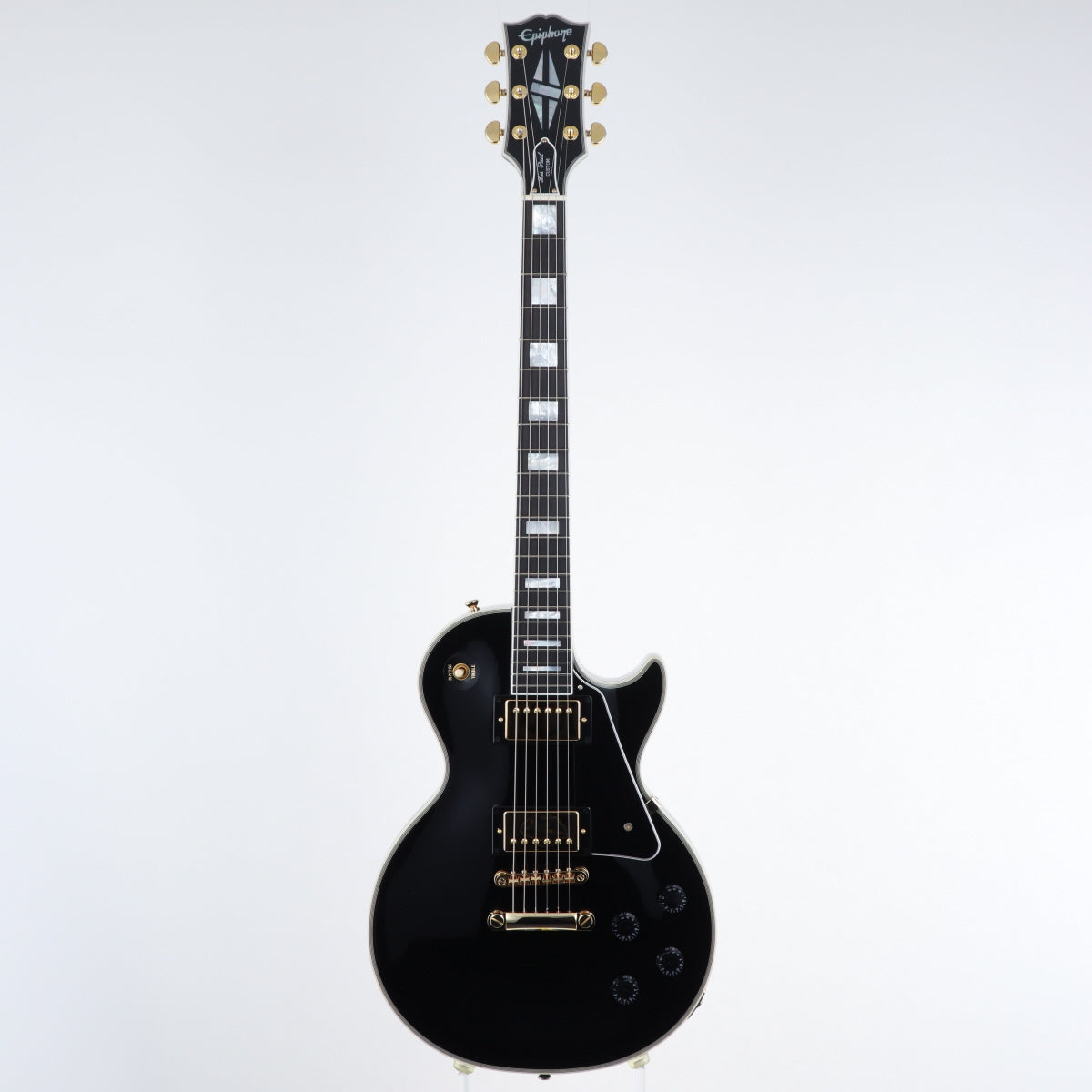 [SN 24071523032] USED Epiphone / Inspired by Gibson Custom Les Paul Custom Ebony [12]