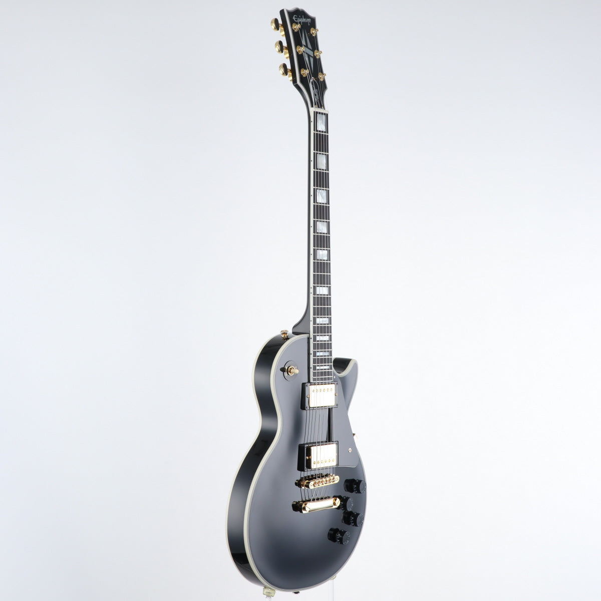 [SN 24071523032] USED Epiphone / Inspired by Gibson Custom Les Paul Custom Ebony [12]