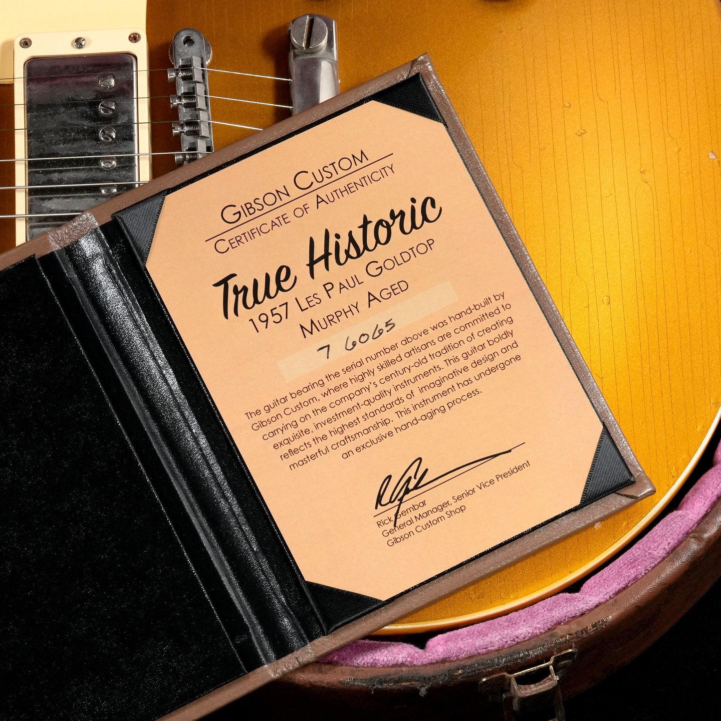 [SN 7 6065] USED Gibson Custom Shop / True Historic 1957 Les Paul Reissue Gold Top Tom Murphy Aged [05]