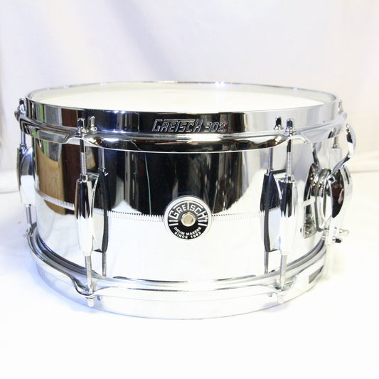 USED GRETSCH / GB-4162S Brooklyn Chrome Over Steel 12×6 Gretsch Snare Drum [08]