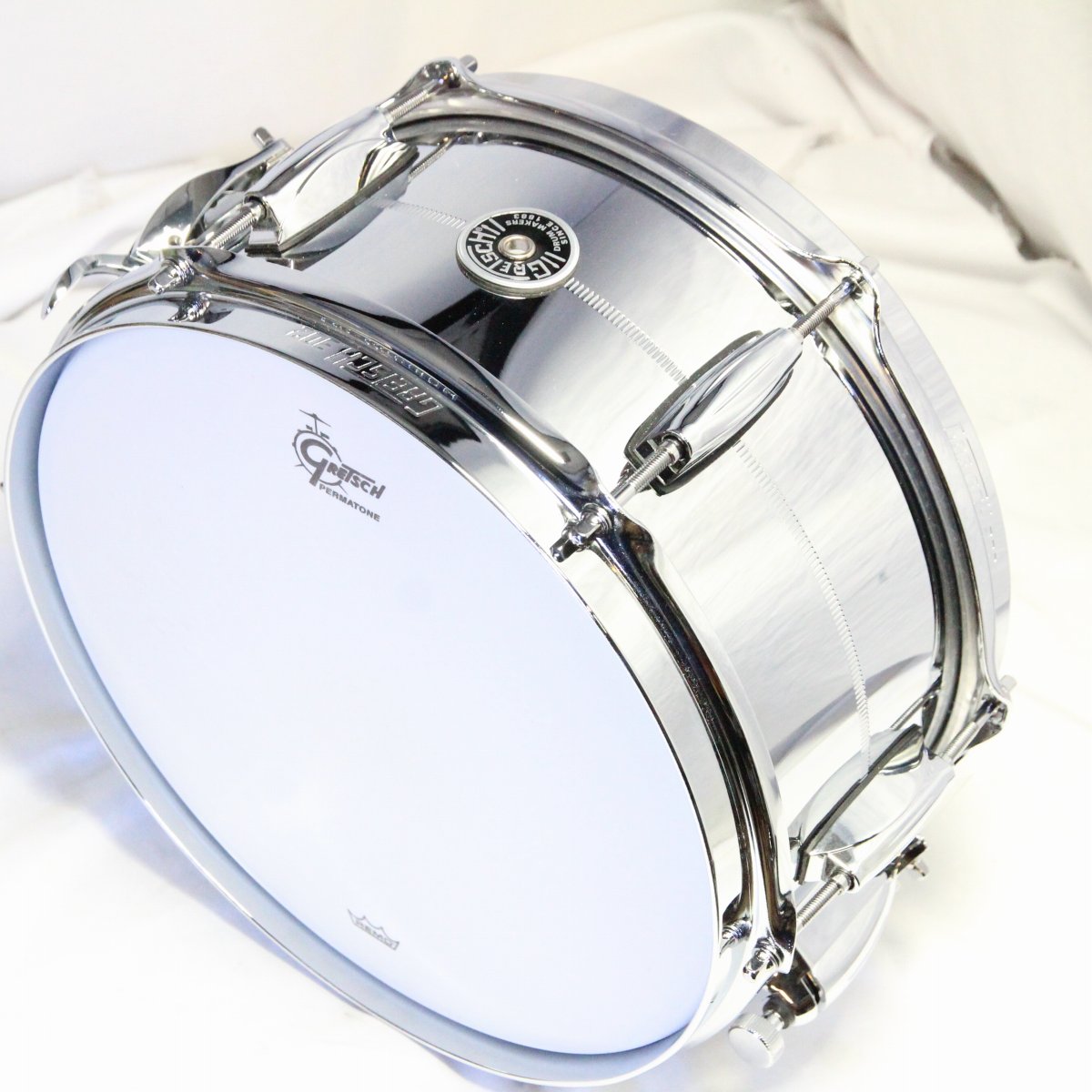 USED GRETSCH / GB-4162S Brooklyn Chrome Over Steel 12×6 Gretsch Snare Drum [08]