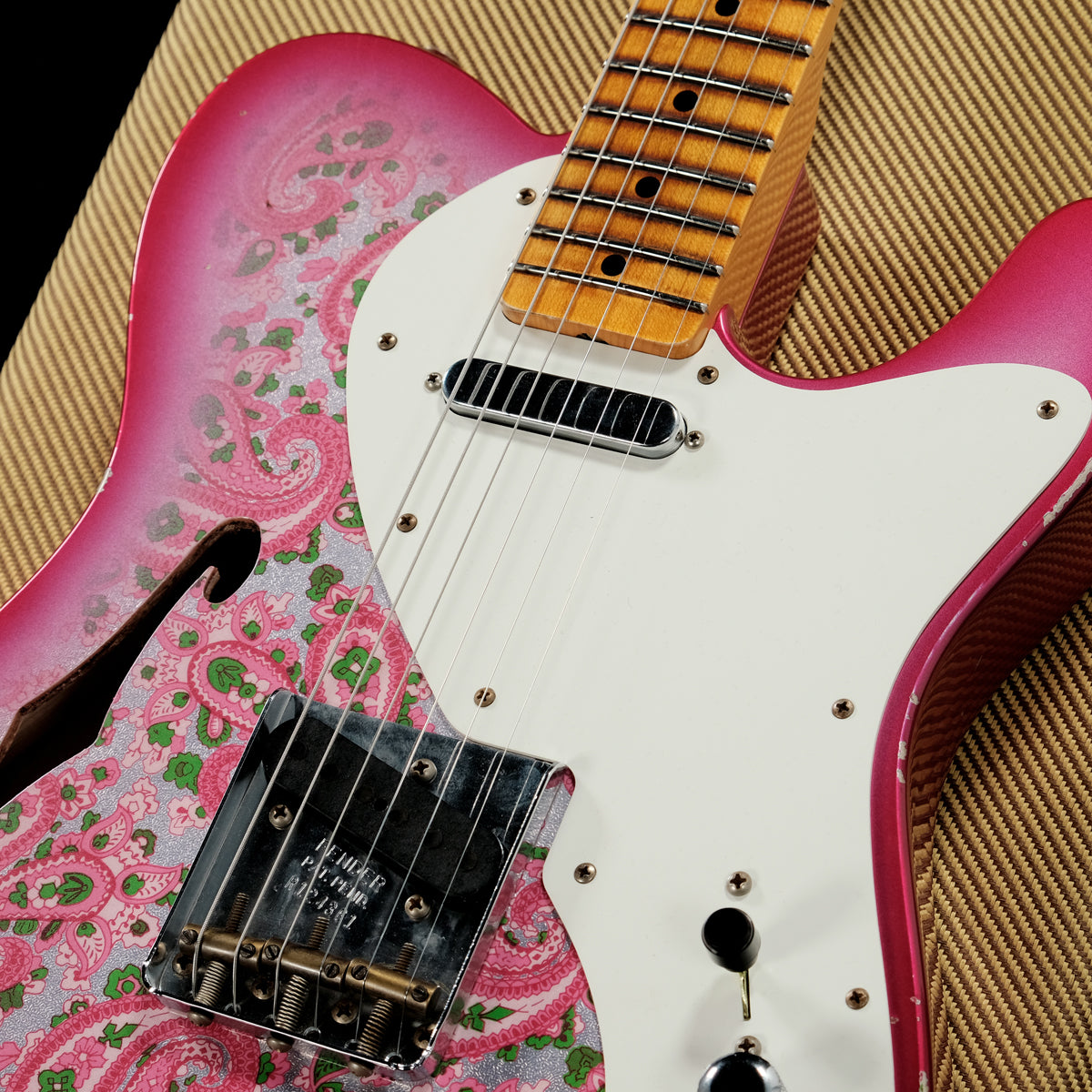 [SN R123458] USED FENDER CUSTOM SHOP / Fender Custom Shop / Limited Edition 50s Telecaster Thinline Relic Pink Paisley [05]