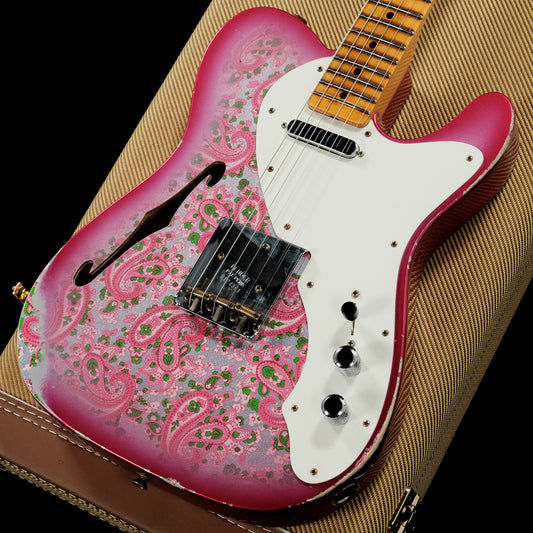 [SN R123458] USED FENDER CUSTOM SHOP / Fender Custom Shop / Limited Edition 50s Telecaster Thinline Relic Pink Paisley [05]