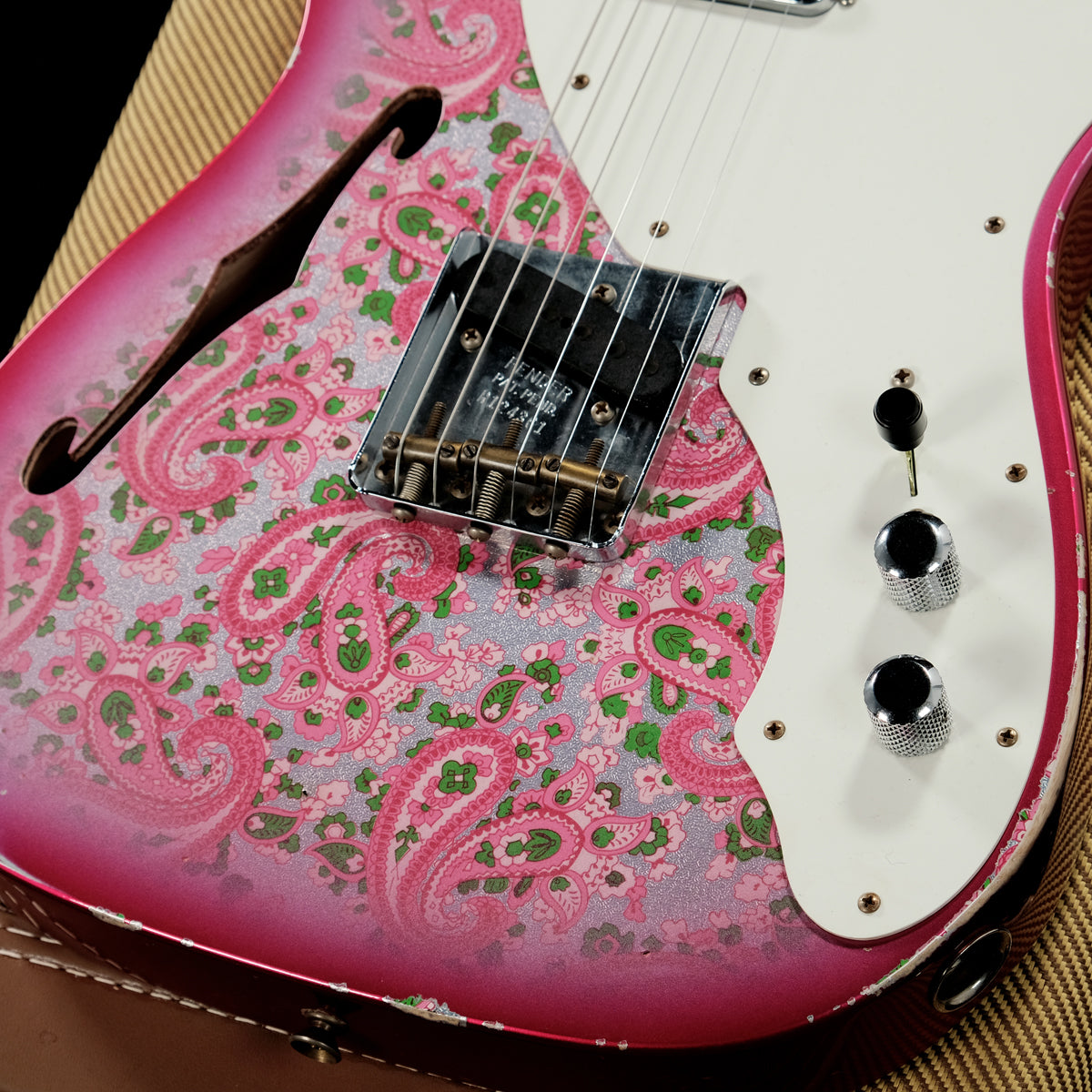 [SN R123458] USED FENDER CUSTOM SHOP / Fender Custom Shop / Limited Edition 50s Telecaster Thinline Relic Pink Paisley [05]