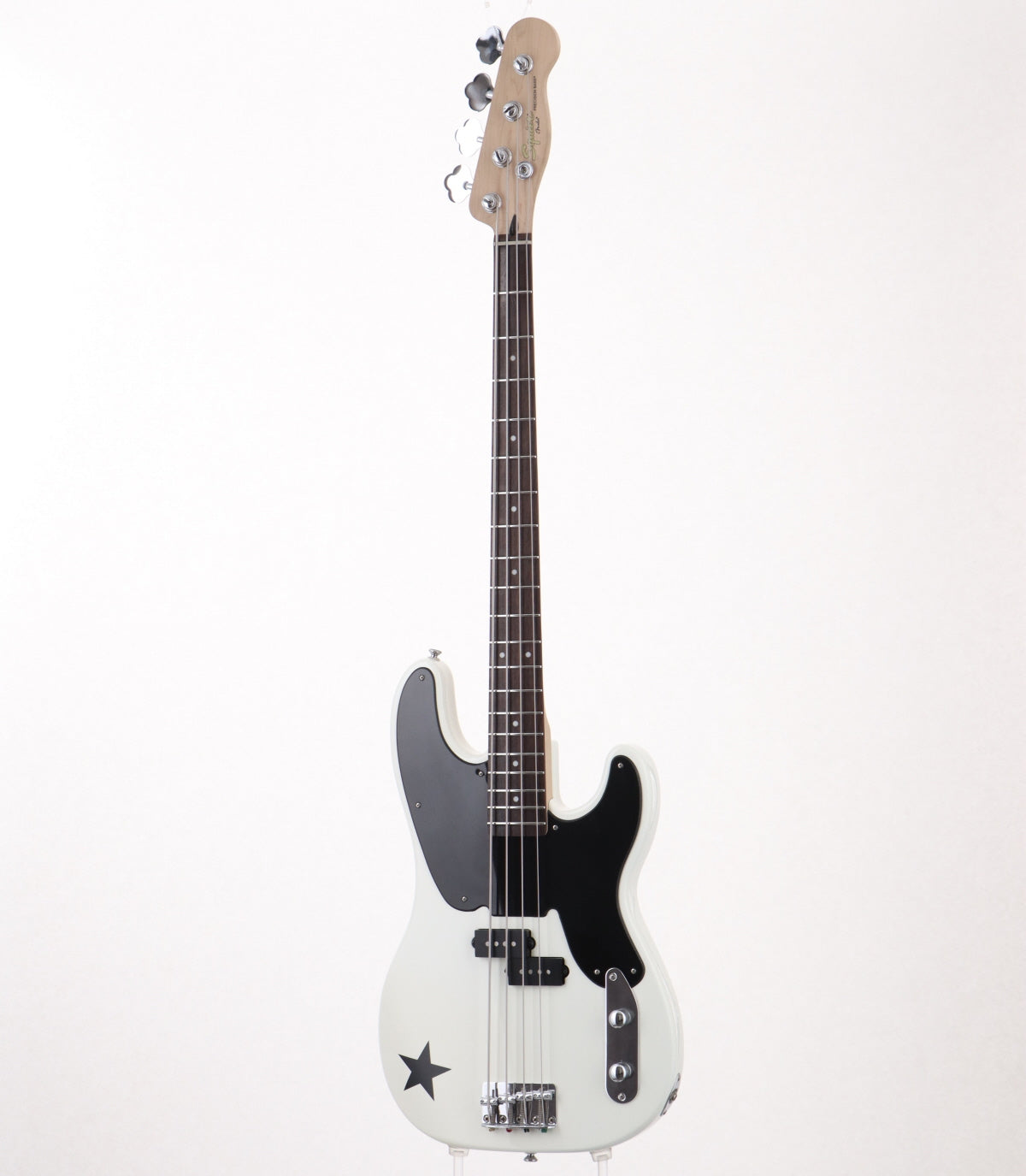 Squier Mike dirntモデル Precisionベース Squier Mike Dirnt PBass - White | Sweetwater