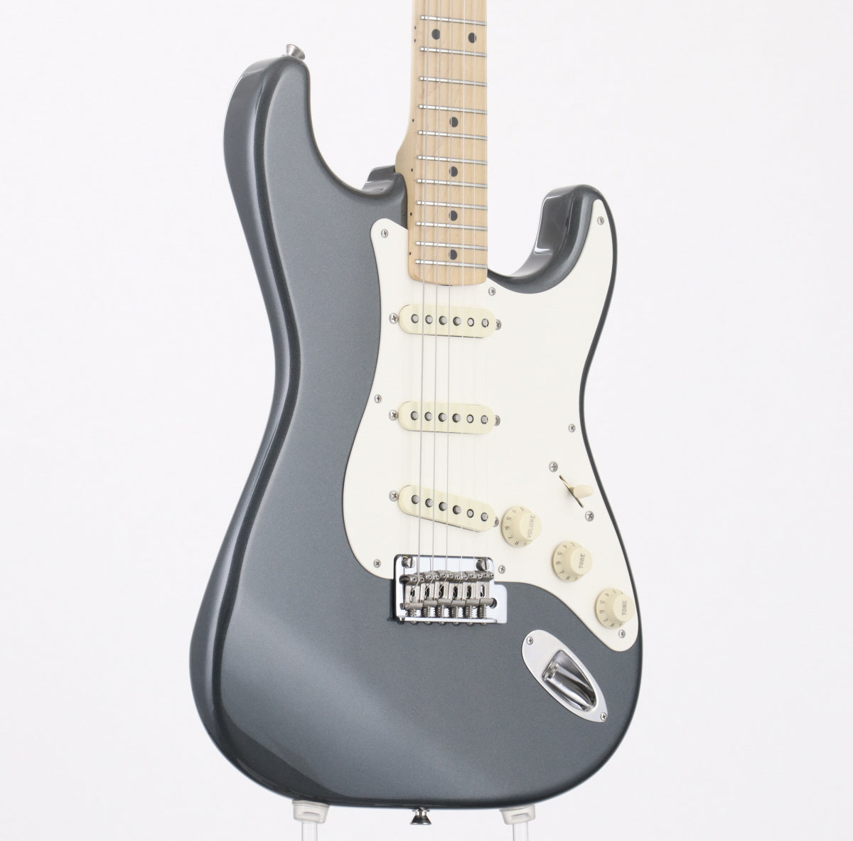 [SN JD19005916] USED Fender / MIJ Hybrid 50s Stratocaster Charcoal Frost Metallic Maple [06]