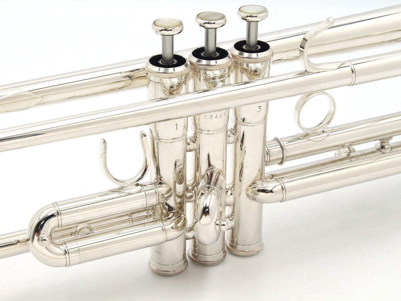 [SN D24601] USED YAMAHA / Trumpet YTR-850S Silver plated finish [09]